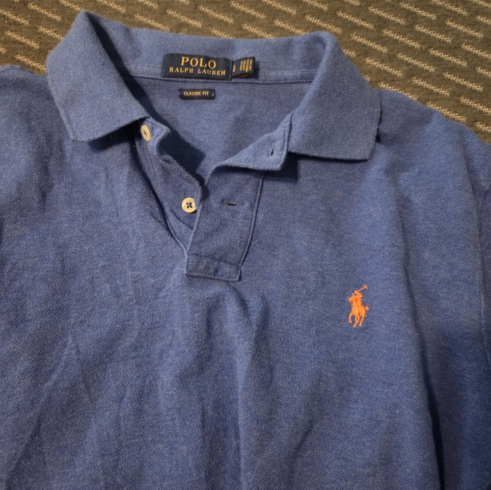 Vintage Polo Ralph Lauren Mens Polo Short Sleeve Shirt Size L Large